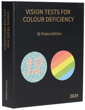 AMUREME Ishihara Color Vision Test Chart Book with User Manual (38 sheets) AMUREME Ishihara Color Vision Test Chart Book with User Manual (38 sheets)