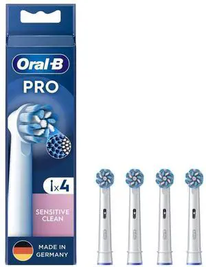 Pro Sensitive Clean Replacement Toothbrush Heads Pack of 4 Pro Sensitive Clean Replacement Toothbrush Heads Pack of 4