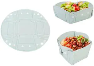 Camping Bowl Collapsible Silicone Bowl Portable Camping Tableware Folding Picnic Bowl for Travel Camping Fridge Food Storage Camping Bowl Collapsible Silicone Bowl Portable Camping Tableware Folding Picnic Bowl for Travel Camping Fridge Food Storage