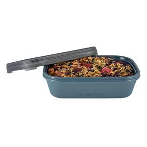 Platinum Silicone Food Storage Bento Box Dual Seal Rectangle Container - Leak Proof, Shatter Proof, Dishwasher Safe, Plastic Free - 24oz (Night Harvest) Platinum Silicone Food Storage Bento Box Dual Seal Rectangle Container - Leak Proof, Shatter Proof, Dishwasher Safe, Plastic Free - 24oz (Night Harvest)
