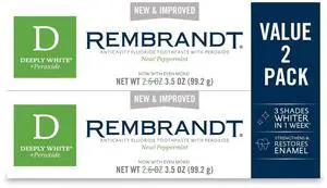 Deeply White + Peroxide Whitening Toothpaste, Peppermint Flavor, 3.5-Ounce (Pack of 2) (Packaging may Vary) Deeply White + Peroxide Whitening Toothpaste, Peppermint Flavor, 3.5-Ounce (Pack of 2) (Packaging may Vary)