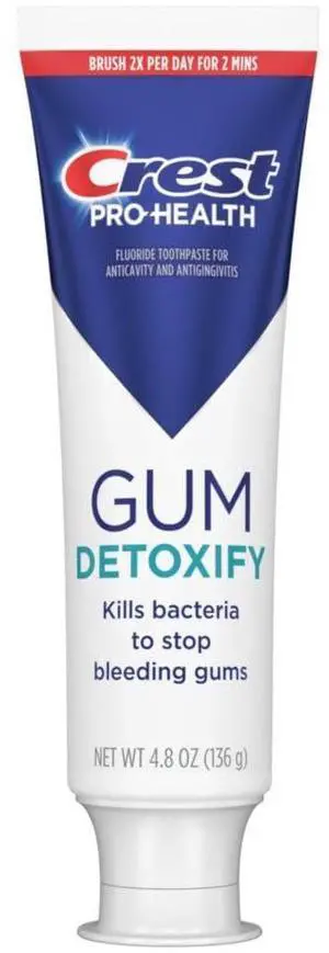 Pro-Health Gum Detoxify Deep Clean Toothpaste 4.8 oz - Anticavity, Antibacterial Flouride Toothpaste, Clinically Proven, Gum and Enamel Protection, Plaque Control Pro-Health Gum Detoxify Deep Clean Toothpaste 4.8 oz - Anticavity, Antibacterial Flouride Toothpaste, Clinically Proven, Gum and Enamel Protection, Plaque Control