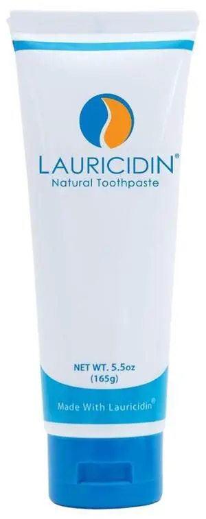 All-Natural Toothpaste - Plant-Based, Fluoride-Free, SLS-Free Made with the Power of Lauricidin for Superior Cleaning and Natural Whitening- Large 5.5 oz Tube All-Natural Toothpaste - Plant-Based, Fluoride-Free, SLS-Free Made with the Power of Lauricidin for Superior Cleaning and Natural Whitening- Large 5.5 oz Tube