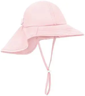 Sunhat Infant Toddler & Kids Summer Water Flap Baby Swim hat UPF 50 Boy & Girl Beach (US, Age, 0 Months, 6 Months, Light Pink) Sunhat Infant Toddler & Kids Summer Water Flap Baby Swim hat UPF 50 Boy & Girl Beach (US, Age, 0 Months, 6 Months, Light Pink)