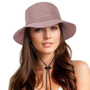 Waterproof Bucket Hats for Woman UPF 50+ Sun Hat UV Protection Packable Rain Hats for Women Lightweight Hiking Hat Pink One Size Waterproof Bucket Hats for Woman UPF 50+ Sun Hat UV Protection Packable Rain Hats for Women Lightweight Hiking Hat Pink One Size