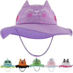 Toddler Sun Hat for Kids UV Protection Beach Bucket Hat for Girls & Boys Fishing Safari Play Hat (Cat, 4-7 Years) Toddler Sun Hat for Kids UV Protection Beach Bucket Hat for Girls & Boys Fishing Safari Play Hat (Cat, 4-7 Years)