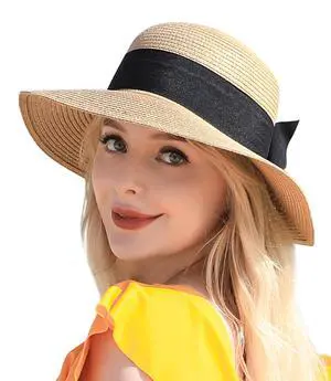 Beach Sun Hats for Women, Straw Hat for Women UPF 50+ UV Sun Protection Summer Hat Foldable Roll up Cap A-Khaki Beach Sun Hats for Women, Straw Hat for Women UPF 50+ UV Sun Protection Summer Hat Foldable Roll up Cap A-Khaki