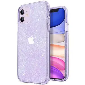 Compatible with iPhone 11 Case, Clear Glitter Sparkle Bling Anti-Scratch Shockproof Protective Flexible Phone Cases Cute Slim Thin Bumper Cover for Women Girls (6.1 inch) 2019 Compatible with iPhone 11 Case, Clear Glitter Sparkle Bling Anti-Scratch Shockproof Protective Flexible Phone Cases Cute Slim Thin Bumper Cover for Women Girls (6.1 inch) 2019
