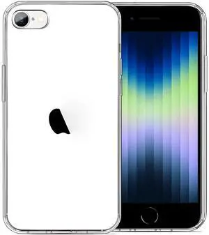 Compatible with iPhone SE Case 2022/2020, Compatible with iPhone 7 8 Case Clear Soft Transparent Shockproof Protective Slim Thin Bumper Phone Cover Compatible with iPhone SE Case 2022/2020, Compatible with iPhone 7 8 Case Clear Soft Transparent Shockproof Protective Slim Thin Bumper Phone Cover