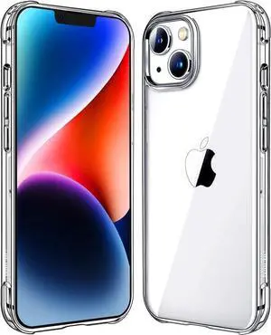 for iPhone 14 Case for iPhone 13 Case Clear Transparent Shockproof Bumpers Cases for iPhone 13/14 Phone Case for iPhone 14 Case for iPhone 13 Case Clear Transparent Shockproof Bumpers Cases for iPhone 13/14 Phone Case