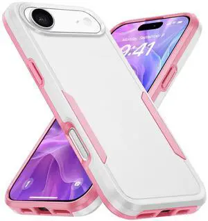Designed for iPhone Air Case, Dual Layer Heavy Duty Shockproof Protective Phone Cases Cover, Military Grade Drop Protection, White Designed for iPhone Air Case, Dual Layer Heavy Duty Shockproof Protective Phone Cases Cover, Military Grade Drop Protection, White