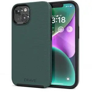 Dual Guard for iPhone 14, Shockproof Protection Dual Layer Case for Apple iPhone 14 (6.1") - Forest Green Dual Guard for iPhone 14, Shockproof Protection Dual Layer Case for Apple iPhone 14 (6.1") - Forest Green