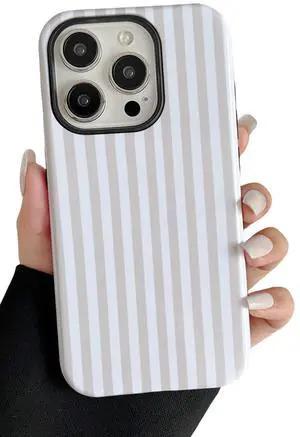 Compatible with iPhone 15 Pro Max Case Cute Striped Phone Case Compatible with iPhone 15 Pro Max Case Cute Striped Phone Case