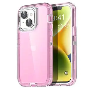 for iPhone 16e/13/iphone 14 Case Clear 3 in 1 Heavy Duty Drop Protection Full Body Rugged Shockproof/Dust Proof 3-Layer Military Protective Tough Durable Cover for iPhone 16e/13/14 6.1"_2 for iPhone 16e/13/iphone 14 Case Clear 3 in 1 Heavy Duty Drop Protection Full Body Rugged Shockproof/Dust Proof 3-Layer Military Protective Tough Durable Cover for iPhone 16e/13/14 6.1"_2