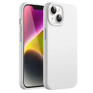 Silicone Case for iPhone 14 6.1-Inch, Silky-Soft Touch Full-Body Protective Phone Case, Shockproof Cover with Microfiber Lining (Starlight) Silicone Case for iPhone 14 6.1-Inch, Silky-Soft Touch Full-Body Protective Phone Case, Shockproof Cover with Microfiber Lining (Starlight)