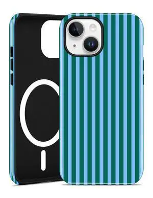 Magnetic Striped Phone Case for iPhone 15 Pro, Compatible with MagSafe, Cute Blue Green Aesthetic Stripe Soft TPU and Hard PC Shockproof Protective Phone Cover for Women Girls Magnetic Striped Phone Case for iPhone 15 Pro, Compatible with MagSafe, Cute Blue Green Aesthetic Stripe Soft TPU and Hard PC Shockproof Protective Phone Cover for Women Girls