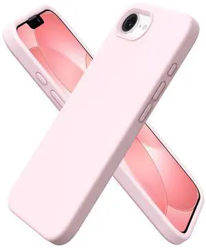 Compatible with iPhone 17e Case and for iPhone 16e Case 6.1", Liquid Silicone 3 Layers Full Covered Soft Gel Rubber Shockproof Cover, Protective Phone Cases for 16e & 17e-Chalk Pink Compatible with iPhone 17e Case and for iPhone 16e Case 6.1", Liquid Silicone 3 Layers Full Covered Soft Gel Rubber Shockproof Cover, Protective Phone Cases for 16e & 17e-Chalk Pink