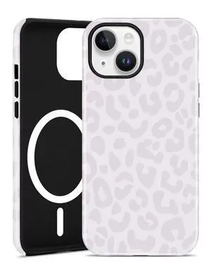 Compatible with MagSafe Leopard Print Phone Case for iPhone 13/14, Trendy Luxury Magnetic Soft TPU and Hard PC Protective Phone Cover for Women Girls - Gray Leopard Compatible with MagSafe Leopard Print Phone Case for iPhone 13/14, Trendy Luxury Magnetic Soft TPU and Hard PC Protective Phone Cover for Women Girls - Gray Leopard
