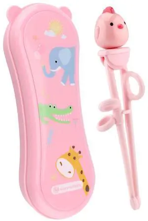 Kids Chopsticks - Made of High Quality Food Grade Material - Great Chopsticks for Kids - Includes Sturdy and Practical Portable Box Kids Chopsticks - Made of High Quality Food Grade Material - Great Chopsticks for Kids - Includes Sturdy and Practical Portable Box