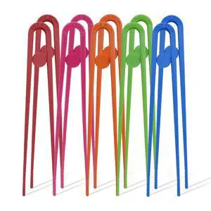 Training Chopsticks - Fun & Easy-to-Use Chopstick Helper for Beginners-10-Pieces Reusable, Dishwasher Safe - Beginner Chopsticks for Learning, Snacks, Sushi & Everyday Meals Training Chopsticks - Fun & Easy-to-Use Chopstick Helper for Beginners-10-Pieces Reusable, Dishwasher Safe - Beginner Chopsticks for Learning, Snacks, Sushi & Everyday Meals