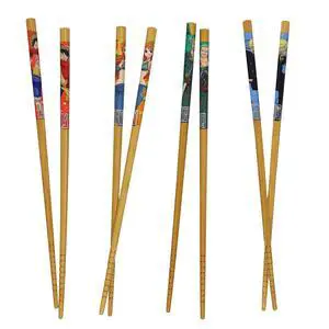 One Piece Chopsticks Character Inspired Designs Reusable Bamboo Set 4 Pack One Piece Chopsticks Character Inspired Designs Reusable Bamboo Set 4 Pack
