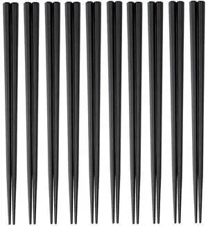 Daikoku Industrial SPS Hexagonal Chopsticks 9.1 inches (23 cm), Black, Set of 10, Commercial Use, Reuse, Made in Japan Daikoku Industrial SPS Hexagonal Chopsticks 9.1 inches (23 cm), Black, Set of 10, Commercial Use, Reuse, Made in Japan