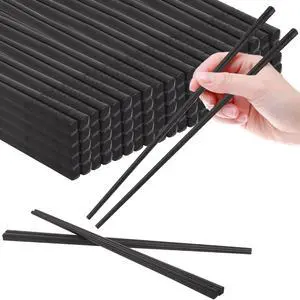 50 Pairs Fiberglass Chopsticks, Reusable Chopsticks Non-Slip Chopstick Dishwasher Safe Chopstick,Black Cherry Blossom Chopsticks for Japanese & Chinese Style Cooking (9.5") 50 Pairs Fiberglass Chopsticks, Reusable Chopsticks Non-Slip Chopstick Dishwasher Safe Chopstick,Black Cherry Blossom Chopsticks for Japanese & Chinese Style Cooking (9.5")