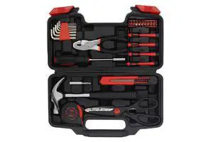 39-Piece Home Tool Kit, Basic Household Tool Set with Portable Storage Box, All-in-One Repair Tools for Apartment, Home, Dorm, DIY, Housewarming Gift 39-Piece Home Tool Kit, Basic Household Tool Set with Portable Storage Box, All-in-One Repair Tools for Apartment, Home, Dorm, DIY, Housewarming Gift