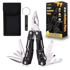 14 in 1 Multitool Pliers Gives One Whistle as a Gift, Professional Pocket Pliers from Wife Daughter to Father Boyfriend Husband on Christmas, Birthday, Valentine's, Father's Day - 14 in 1 Multitool Pliers Gives One Whistle as a Gift, Professional Pocket Pliers from Wife Daughter to Father Boyfriend Husband on Christmas, Birthday, Valentine's, Father's Day -