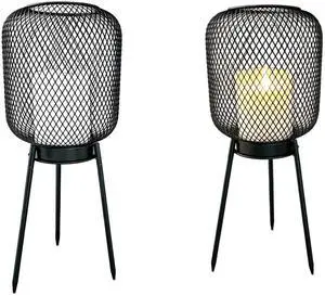 Solar Floor Lamp Stand Waterproof Iron Mesh Outdoor Patio Lights Solar Floor Lamp Stand Waterproof Iron Mesh Outdoor Patio Lights
