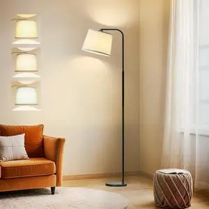 Floor Lamp for Living Room with 3 Color Temperatures, Foot Switch Standing Lamps for Living Room, Bedroom, Office, Arc Mordern Floor Lamp with 9W LED Bulb Included Floor Lamp for Living Room with 3 Color Temperatures, Foot Switch Standing Lamps for Living Room, Bedroom, Office, Arc Mordern Floor Lamp with 9W LED Bulb Included