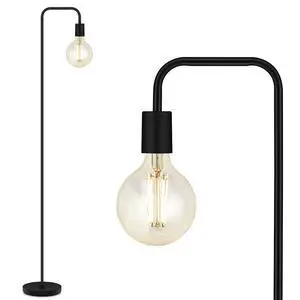 Floor Lamp, Industrial Floor Lamp, 63 Inch Standing Lamp, E26 Socket, On/Off Footswitch, Whole Metal, ETL Listed, Modern Small Lamp for Bedroom, Living Room, Minimalist, Vintage, Mid Century Floor Lamp, Industrial Floor Lamp, 63 Inch Standing Lamp, E26 Socket, On/Off Footswitch, Whole Metal, ETL Listed, Modern Small Lamp for Bedroom, Living Room, Minimalist, Vintage, Mid Century