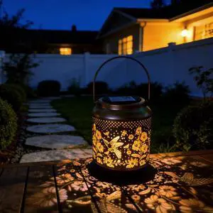 Hummingbird Solar Outdoor Waterproof Lantern Garden Decor Birthday Gifts for Women Mon Grandma Metal Hanging Solar Lights Outside LED Lanterns for Yard Patio Lawn Pathway Landscape (Hummingbird) Hummingbird Solar Outdoor Waterproof Lantern Garden Decor Birthday Gifts for Women Mon Grandma Metal Hanging Solar Lights Outside LED Lanterns for Yard Patio Lawn Pathway Landscape (Hummingbird)