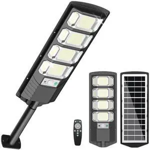 432LEDS Solar Street Light Outdoor IP67Waterfroof, 6500K Solar Flood Lights Outdoor Dusk to Dawn,Motion Sensor with Remote Control for Parking lot, Yard,Pathway 432LEDS Solar Street Light Outdoor IP67Waterfroof, 6500K Solar Flood Lights Outdoor Dusk to Dawn,Motion Sensor with Remote Control for Parking lot, Yard,Pathway