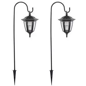 34 Inch Hanging Solar Lights Outdoor Waterproof Solar Garden Lights with 2 Shepherd Hooks Landscape Lighting for Lawn Patio Yard Pathway Driveway,2 Pack 34 Inch Hanging Solar Lights Outdoor Waterproof Solar Garden Lights with 2 Shepherd Hooks Landscape Lighting for Lawn Patio Yard Pathway Driveway,2 Pack