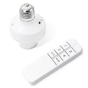 2.4G Smart Remote Control Light Socket E26 E27 Bulb Socket Adapter, eWeLink Bluetooth Smart Lamp Holder, eWeLink APP Remote Control Timing Delay,No Wi-Fi Required 2.4G Smart Remote Control Light Socket E26 E27 Bulb Socket Adapter, eWeLink Bluetooth Smart Lamp Holder, eWeLink APP Remote Control Timing Delay,No Wi-Fi Required