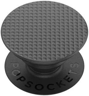 Adhesive Phone Grip, Holder, Phone Stand, Black - Knurled Texture Black Adhesive Phone Grip, Holder, Phone Stand, Black - Knurled Texture Black