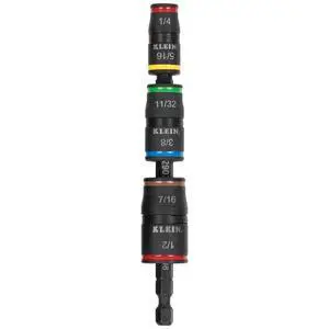 32907 Impact Driver, 7-in-1 SAE Impact Socket Set, Flip Socket Set with 1/4, 5/16, 11/32, 3/8, 7/16 and 1/2-Inch Nut Driver Sizes and 1/4-Inch Bit Holder, 5-Inch Shaft 32907 Impact Driver, 7-in-1 SAE Impact Socket Set, Flip Socket Set with 1/4, 5/16, 11/32, 3/8, 7/16 and 1/2-Inch Nut Driver Sizes and 1/4-Inch Bit Holder, 5-Inch Shaft