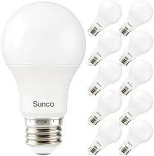 10 Pack 3W=25W A19 LED Light Bulbs 3000K Warm White, 250 Lumens, E26 Medium Base, Indoor Outdoor, Super Bright, Instant On, Frosted Lens, Lamp for Bedroom Dining Living Room UL. 10 Pack 3W=25W A19 LED Light Bulbs 3000K Warm White, 250 Lumens, E26 Medium Base, Indoor Outdoor, Super Bright, Instant On, Frosted Lens, Lamp for Bedroom Dining Living Room UL.