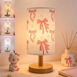 Pink Bow Table Lamp,3 Colors Bedside Lamp for Kids Bedroom Nightstand Night Light Girls Room Decorative Lights with Cartoon Flaxen Fabric Shade Desk Lamp for Girls Boys Birthday Gifts for Home Decor Pink Bow Table Lamp,3 Colors Bedside Lamp for Kids Bedroom Nightstand Night Light Girls Room Decorative Lights with Cartoon Flaxen Fabric Shade Desk Lamp for Girls Boys Birthday Gifts for Home Decor