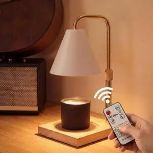 Candle Warmer Lamp with Timer and Wireless Remote Control - Birthday Gifts for Women, House Warming Gifts New Home Decor, Wax Melt for Jar Candles with 2 Bulbs Candle Warmer Lamp with Timer and Wireless Remote Control - Birthday Gifts for Women, House Warming Gifts New Home Decor, Wax Melt for Jar Candles with 2 Bulbs