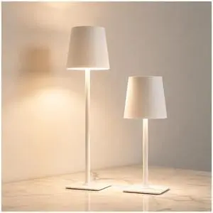 Cordless Table Lamp 2 Pack Rechargeable Ambient Bedside Lamp with Warm Dimmable Light, Portable Minimalist Lighting for Bedroom, Dining Table & Living Room (2, White) Cordless Table Lamp 2 Pack Rechargeable Ambient Bedside Lamp with Warm Dimmable Light, Portable Minimalist Lighting for Bedroom, Dining Table & Living Room (2, White)