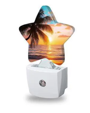 Tropical Palm Tree Night Lights Plug Into Wall Decorative,Summer Beach Ocean Sleep Friendly Lamp, Energy Efficient Dusk-to-Dawn Sensor Nightlights for Kid Bedroom Nursery Bathroom Tropical Palm Tree Night Lights Plug Into Wall Decorative,Summer Beach Ocean Sleep Friendly Lamp, Energy Efficient Dusk-to-Dawn Sensor Nightlights for Kid Bedroom Nursery Bathroom