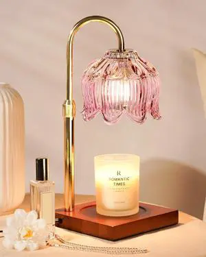 Pink Candle Warmer Lamp with Timer & Dimmer, Candle Lamp Warmer Adjustable Height, Mothers Day Birthday Gifts for Women Mom, House Warming New Home Bedroom Decor, Flower Wax Warmer for Jar Candle Pink Candle Warmer Lamp with Timer & Dimmer, Candle Lamp Warmer Adjustable Height, Mothers Day Birthday Gifts for Women Mom, House Warming New Home Bedroom Decor, Flower Wax Warmer for Jar Candle
