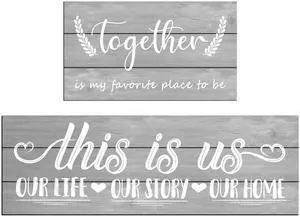 Farmhouse Kitchen Mat Set of 2 Non Slip Thick Kitchen Rugs and Mats Wood Grain Waterproof Anti Fatigue Mats for Kitchen Floor Farmhouse Kitchen Rug Runner Standing Mat, 16 x 47 Inch, 16 x 28 Inch Farmhouse Kitchen Mat Set of 2 Non Slip Thick Kitchen Rugs and Mats Wood Grain Waterproof Anti Fatigue Mats for Kitchen Floor Farmhouse Kitchen Rug Runner Standing Mat, 16 x 47 Inch, 16 x 28 Inch