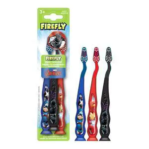 Marvel Avengers Toothbrush Value Pack, Soft Bristle Toothbrush for Kids 3+, 3 Ct, 0.127 lb Marvel Avengers Toothbrush Value Pack, Soft Bristle Toothbrush for Kids 3+, 3 Ct, 0.127 lb