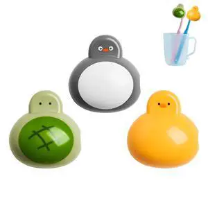 3 Pack Cartoon Tooth Brush Covers Adorable Toothbrush Caps with Penguin, Duck, and Turtle Designs,Travel Toothbrush Cover for Manual & Electric 3 Pack Cartoon Tooth Brush Covers Adorable Toothbrush Caps with Penguin, Duck, and Turtle Designs,Travel Toothbrush Cover for Manual & Electric