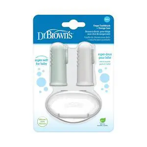 100% Silicone Baby Finger Toothbrush and Toothpaste Set, 2-Pack Toothbrush & Infant-to-Toddler Training Toothbrush, Soft for Baby's First Teeth, Giraffe, 0-3 Years 100% Silicone Baby Finger Toothbrush and Toothpaste Set, 2-Pack Toothbrush & Infant-to-Toddler Training Toothbrush, Soft for Baby's First Teeth, Giraffe, 0-3 Years
