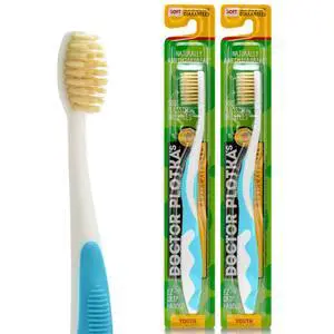Soft Childrens Flossing Manual Toothbrush, Set of 2, Blue Toothbrushes for Kids & Teens, Ultra Clean, by Dr. Plotka's Soft Childrens Flossing Manual Toothbrush, Set of 2, Blue Toothbrushes for Kids & Teens, Ultra Clean, by Dr. Plotka's
