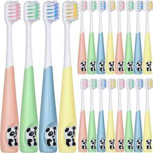 24 Pcs Kids Toothbrush Bulk Children Manual Tooth Brush Set Soft Lovely Little Cute Colorful Panda Toothbrush Bristles for Age 3 and Above Boys Girls 24 Pcs Kids Toothbrush Bulk Children Manual Tooth Brush Set Soft Lovely Little Cute Colorful Panda Toothbrush Bristles for Age 3 and Above Boys Girls